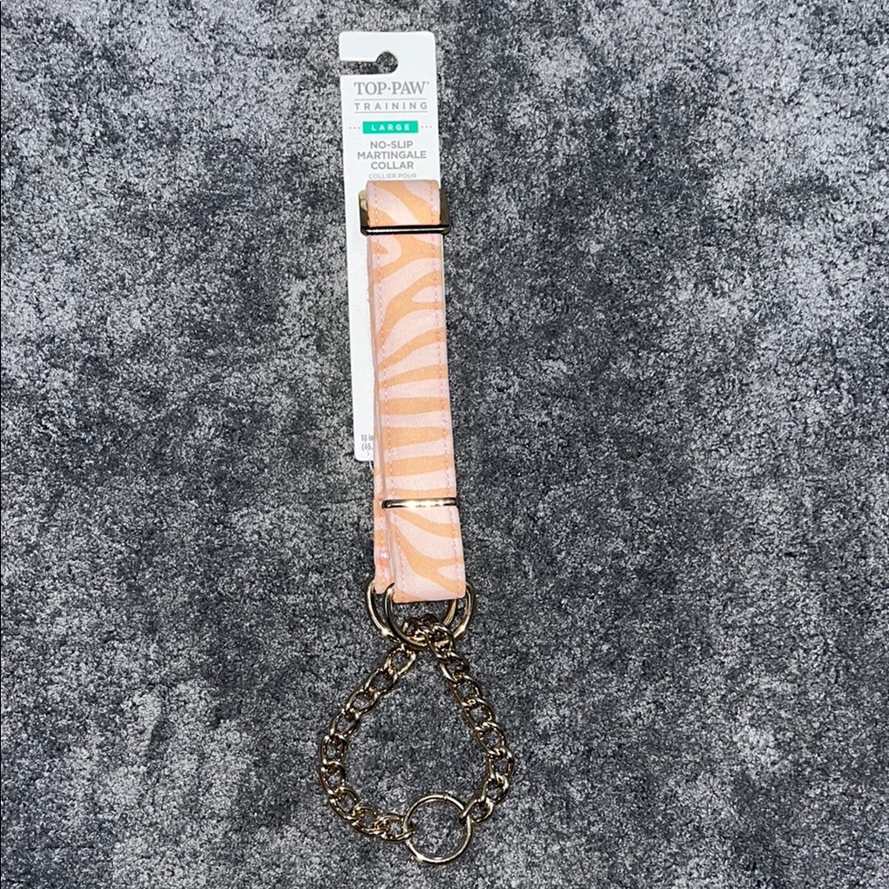 Dog training no-slip martingale collar by Top Paw size L 18-26” NWT